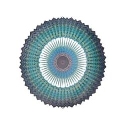 Green Mandala Wind Spinner