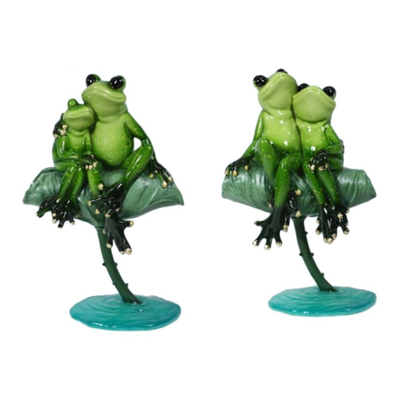 Frogs Sitting on Lilypad