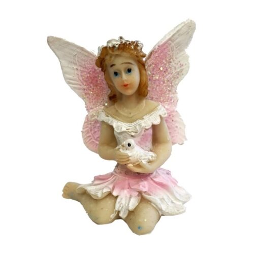 Sitting Fairy w/Dove