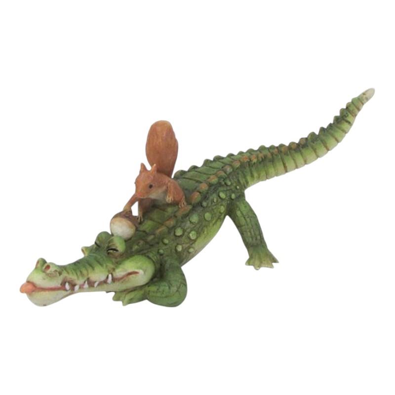 Crocodile with Squirrel