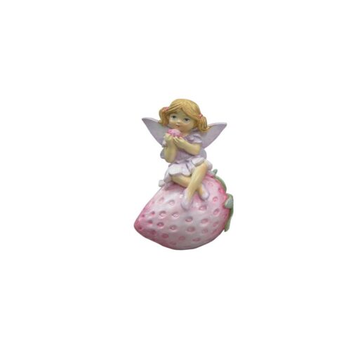 Sitting Fairy on Strawberry