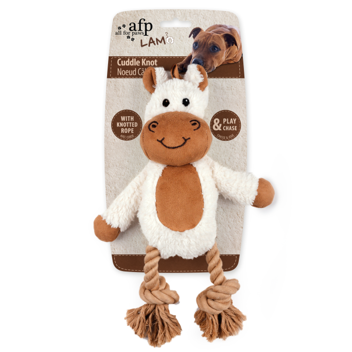 Cuddle Horse with Rope Dog Toy