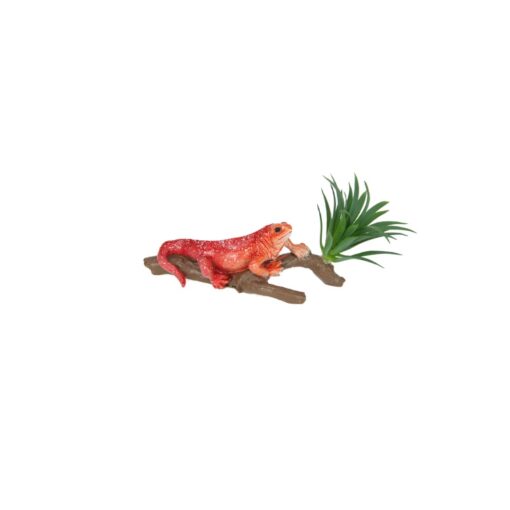 Lizard on Log w/Greenery