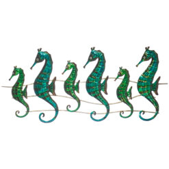 Seahorse Dancers Metal Wall Art