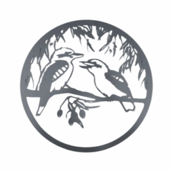 Kookaburra Metal Round Wall Art