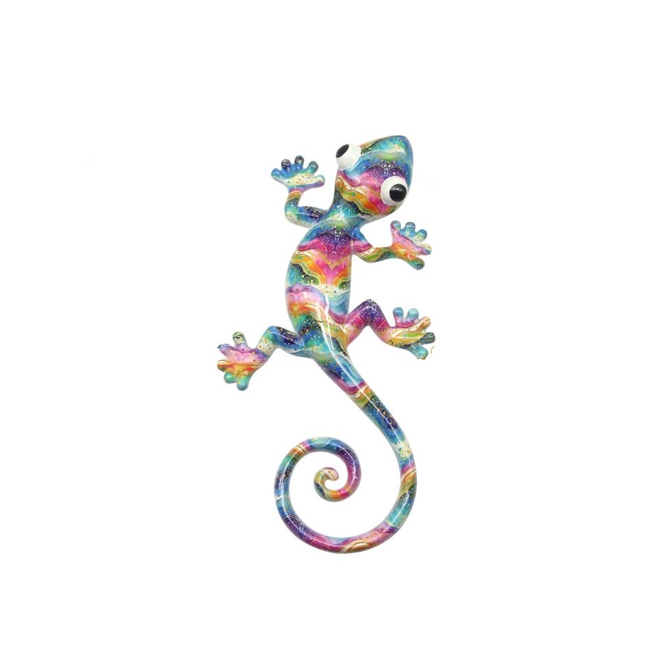 Rainbow Lizard Wall Art