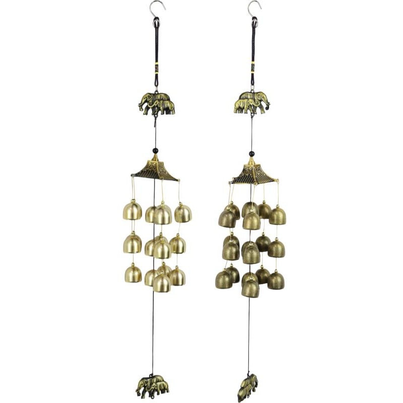 Elephant with Bell Wind Chime