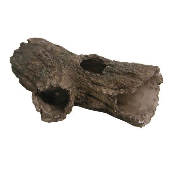 Ornament Log With Holes Aquarium Ornament